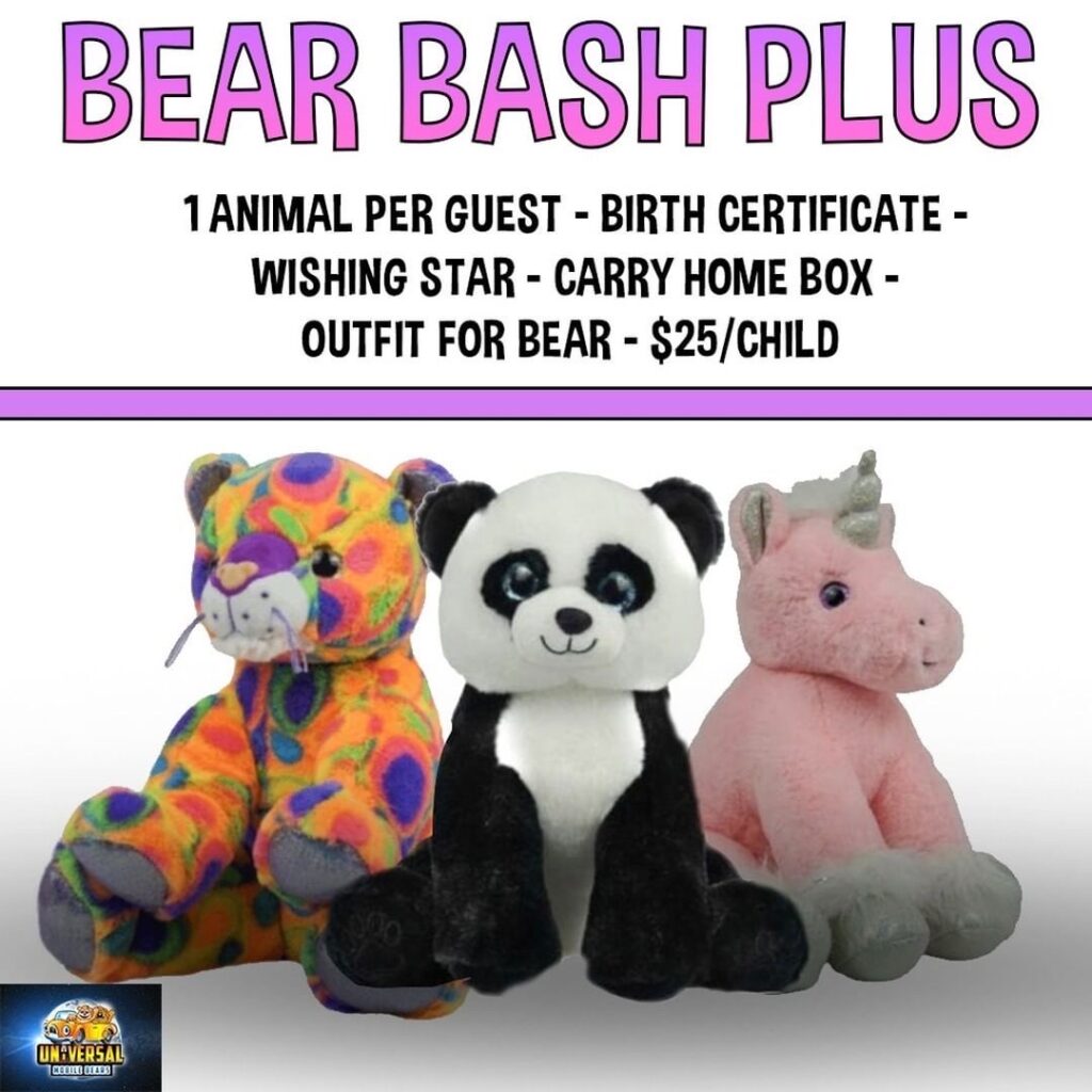 Party Packages Universal Mobile Bears